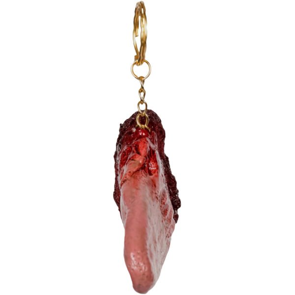 Llavero de Lengua Sangrienta (Tongue keychain) - Accesorio de Látex Artesanal Ghoulish Productions