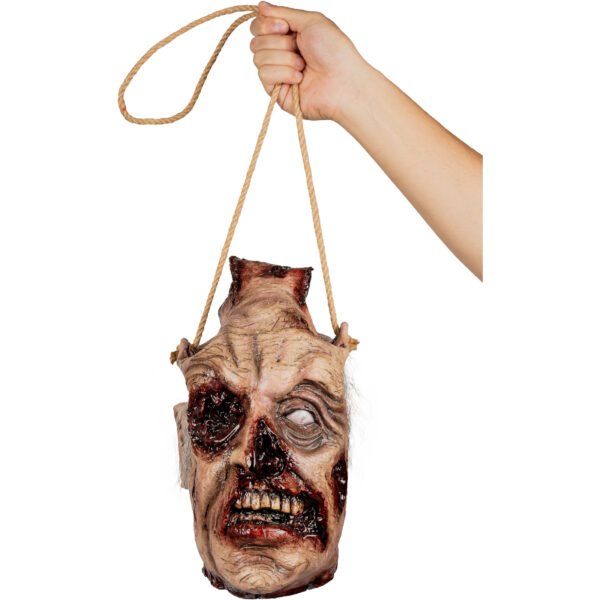 Zombie Deluxe Skin Bag - Bolsa Cabeza Zombie de Látex | Ghoulish Productions