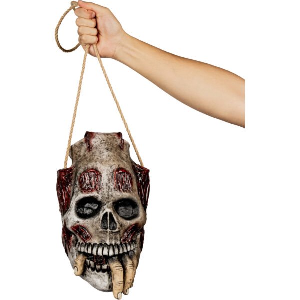 Bolso Calavera Zombie Deluxe Black Skull Bag - Accesorio de Látex