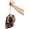 Bolso Calavera Zombie Deluxe Black Skull Bag - Accesorio de Látex