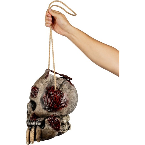 Bolso Calavera Zombie Deluxe Black Skull Bag - Accesorio de Látex