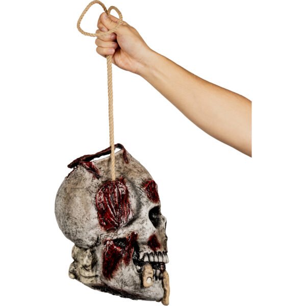 Bolso Calavera Zombie Deluxe Black Skull Bag - Accesorio de Látex