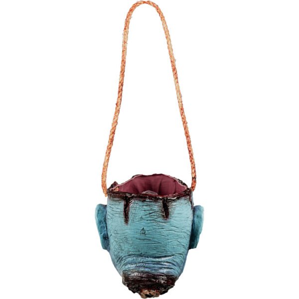 Blue Zombie Skin Bag - Bolsa Zombie de Látex Artesanal | Ghoulish Productions