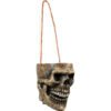 Tan Skull Skin Bag