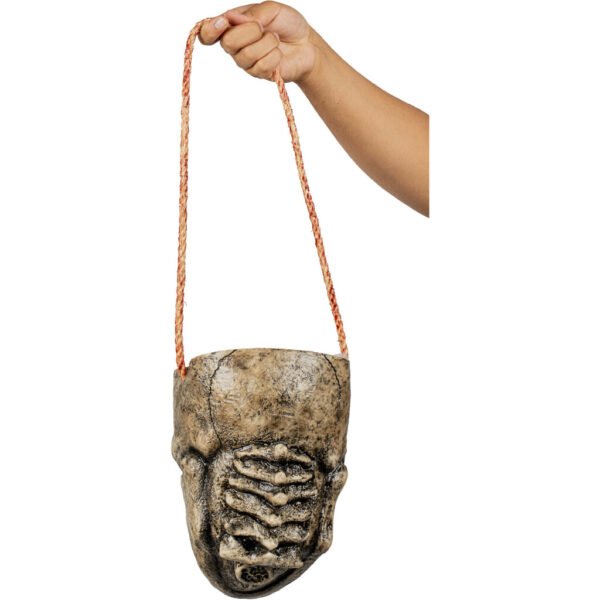 Tan Skull Skin Bag