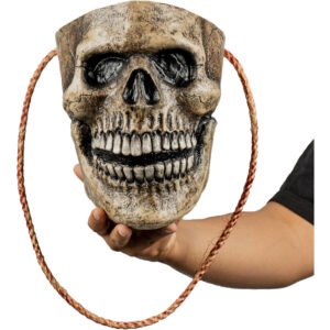 27959 7 Tan Skull Skin Bag