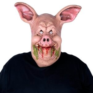 Máscara Bloody Piglet - Máscara de Cerdo Sangriento para Halloween y Terror