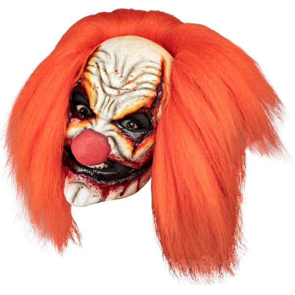 30062 1 Máscara Payaso Mont's Glowing Clown Halloween | Látex Artesanal México