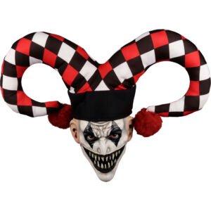 Máscara Payaso Lord Jester Halloween - Látex Artesanal con Cuernos