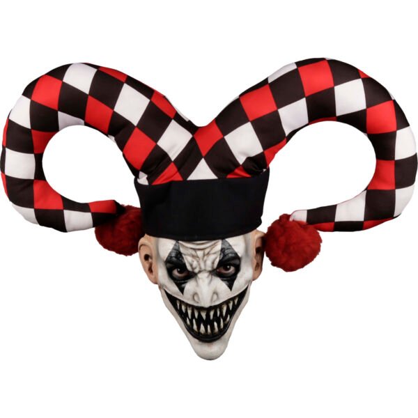 Máscara Payaso Lord Jester Halloween - Látex Artesanal con Cuernos