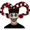 Máscara Payaso Lord Jester Halloween - Látex Artesanal con Cuernos