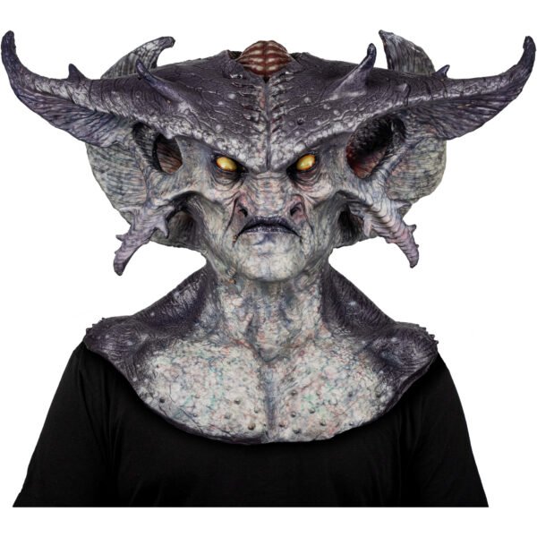 Máscara Warlord de Látex Artesanal para Halloween, Cosplay y Fiestas Temáticas