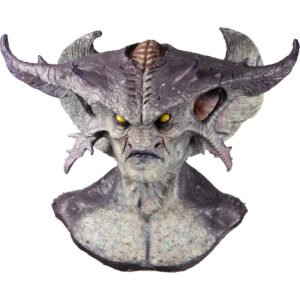 Máscara Warlord de Látex Artesanal para Halloween, Cosplay y Fiestas Temáticas