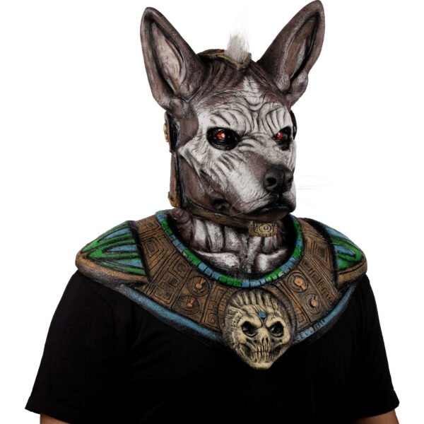 30082 4 Máscara Xolotl - Máscara de Látex Artesanal Edición Nightmare Makers
