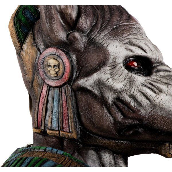 30082 9 Máscara Xolotl - Máscara de Látex Artesanal Edición Nightmare Makers