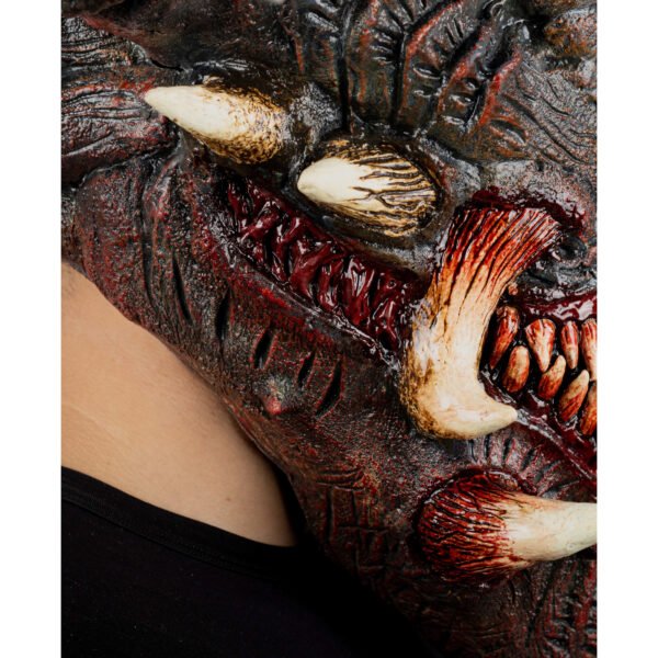 30096 12 Máscara Wrath de Látex Artesanal para Halloween y Cosplay