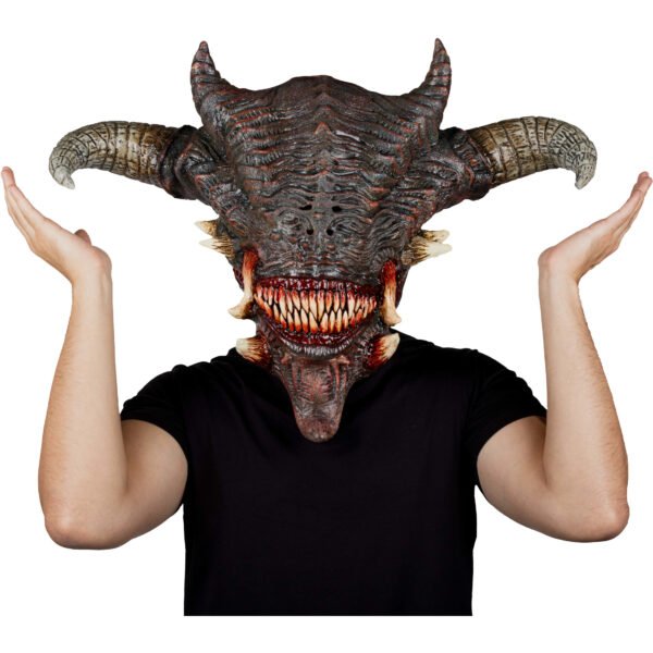 30096 8 Máscara Wrath de Látex Artesanal para Halloween y Cosplay