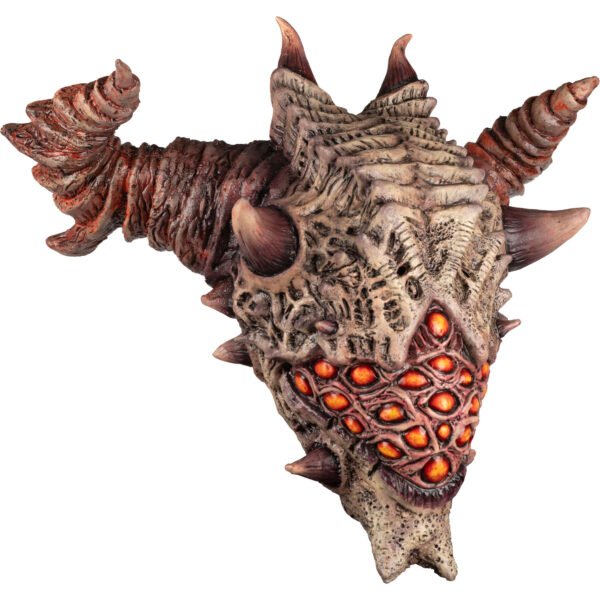 Máscara Aurixis de Látex Artesanal | Diseño Monstruoso para Cosplay y Halloween