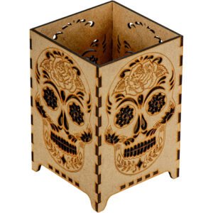 332063_Lámpara Calavera MDF (3) Lampara Calavera