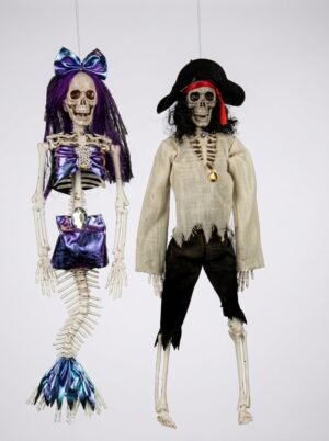 Esqueletos Pirata y Sirena