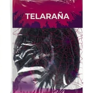Telaraña Negra Decorativa Grupo Rev – 60 g, hasta 4,87 metros