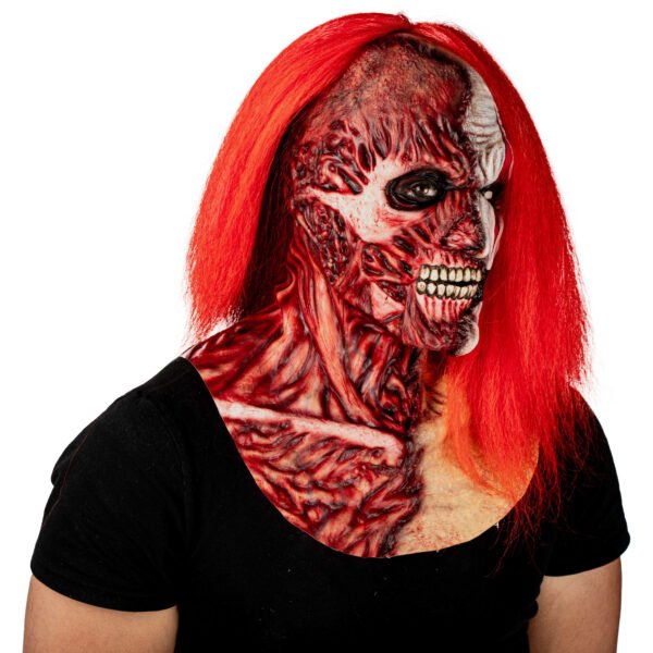 Máscara Two Faces Clown - Máscara de Látex Hyper Mask | Ghoulish Productions