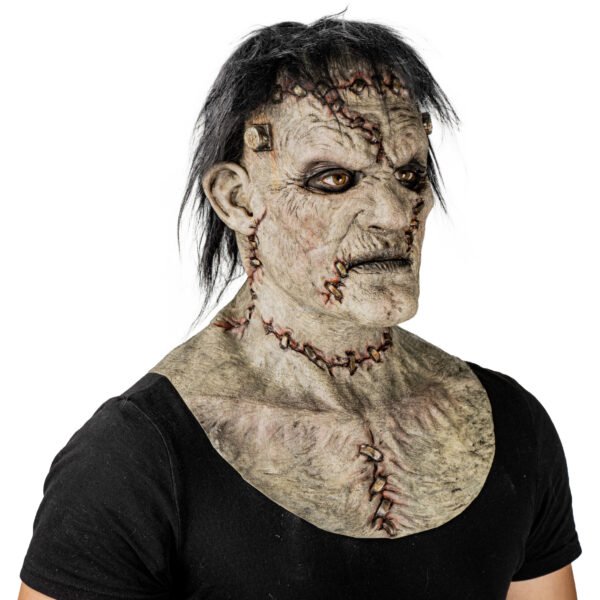 50114 2 Máscara Frankenstein Gray - Hyper Mask Látex | Ghoulish Productions