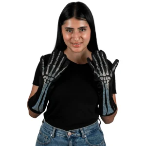 Guantes Esqueléticos Brillosos