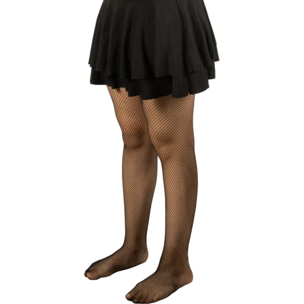 Medias de Red Negras para Niñas