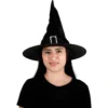 Sombrero de Bruja Negro de Lujo