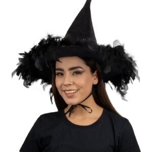 Brujita Lentejuela Negro