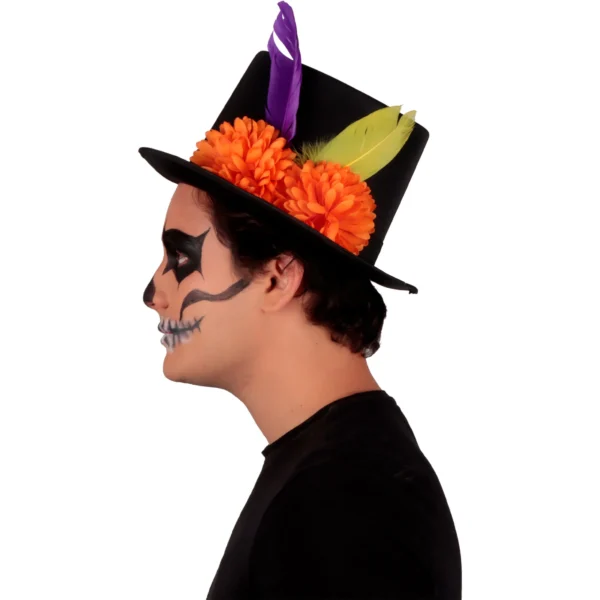 Sombrero catrín cempasúchil chico