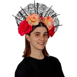 Diadema Roja y Rosa