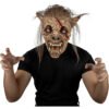Máscara Animal Creepy Scar Wolf - Máscara de Lobo con Cicatrices | Ghoulish Productions