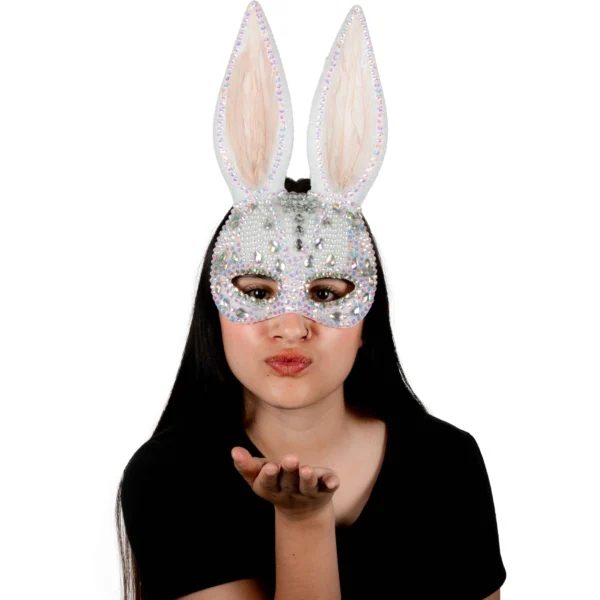 71545 6 Conejo Blanco Brillante