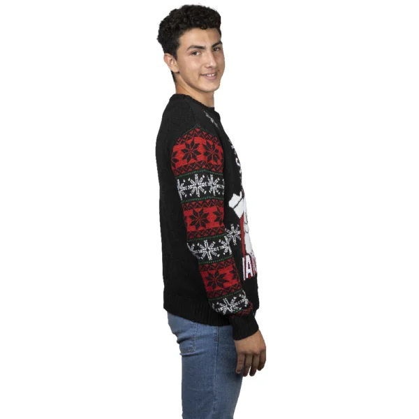 85200 2 Uggly Sweater Santa Clause Feliz Caballero