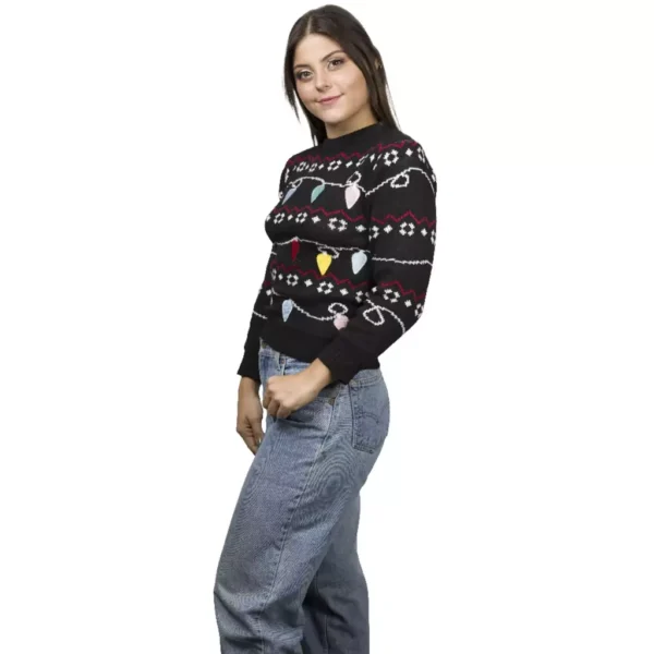 Uggly Sweater Focos Navideños Dama