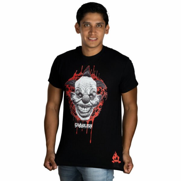 Playera Negra Dammy Payaso Malvado | "GHOULISH"