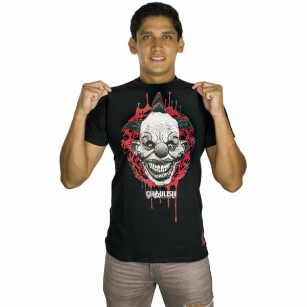 Playera Negra Dammy Payaso Malvado | "GHOULISH"
