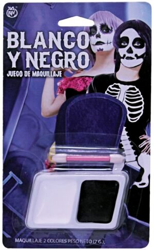 Maquillaje - Blanco y Negro Kit