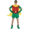 Disfraz Robin Classic DC Core Oficial DC Comics - Traje Completo con Capa