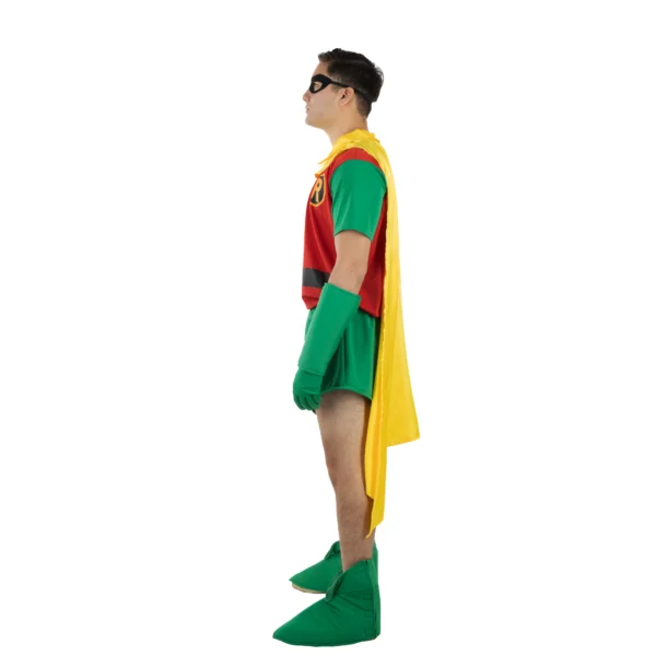 Disfraz Robin Classic DC Core Oficial DC Comics - Traje Completo con Capa