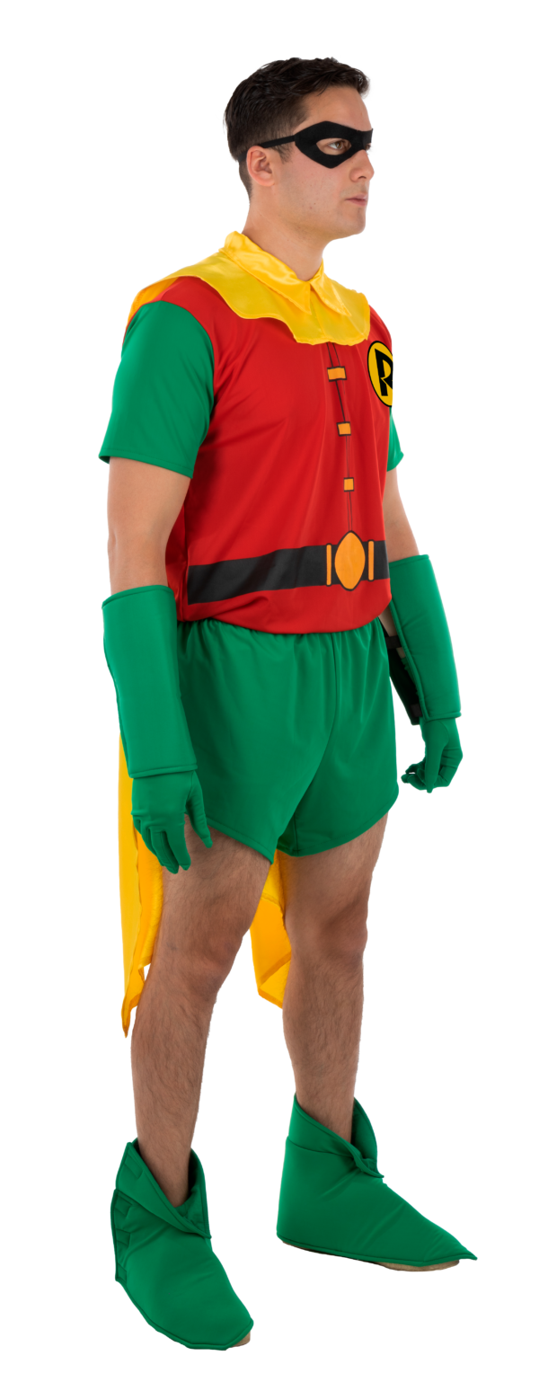 Disfraz Robin Classic DC Core Oficial DC Comics - Traje Completo con Capa