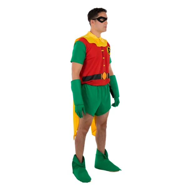 Disfraz Robin Classic DC Core Oficial DC Comics - Traje Completo con Capa