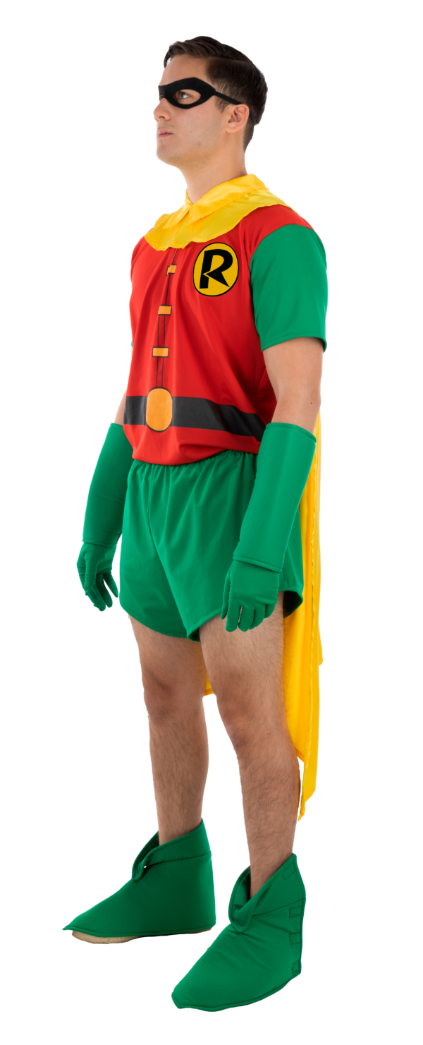 Disfraz Robin Classic DC Core Oficial DC Comics - Traje Completo con Capa