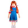Disfraz Chucky Niña Oficial con Vestido, Playera y Peluca | Halloween Infantil