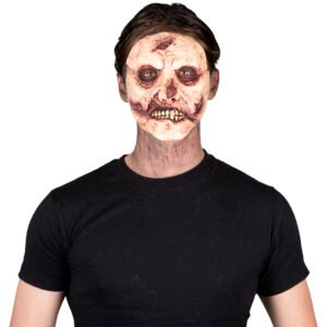 Prótesis FX Zombie Deluxe Realista con Mandíbula Expuesta