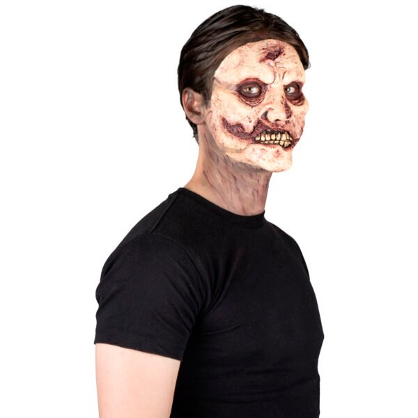 Prótesis FX Zombie Deluxe Realista con Mandíbula Expuesta