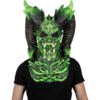 Big Horns Skull Neon