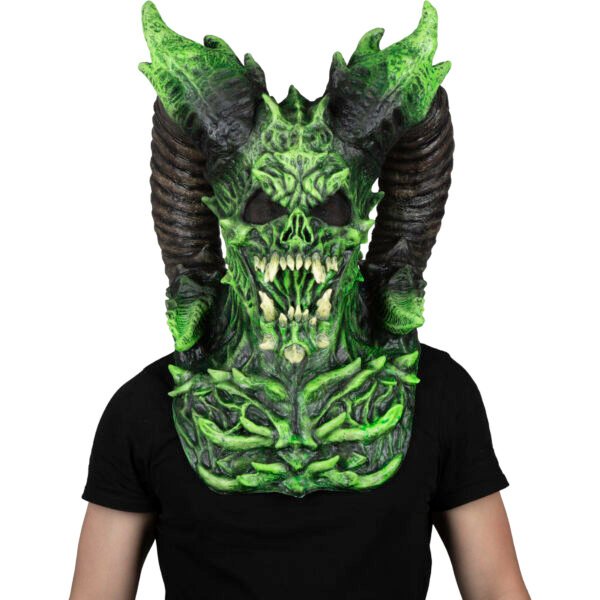 Big Horns Skull Neon